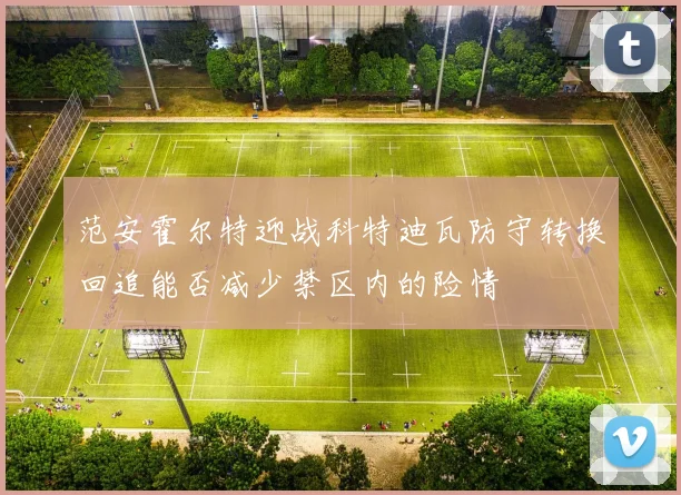 范安霍尔特迎战科特迪瓦防守转换回追能否减少禁区内的险情